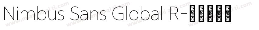 Nimbus Sans Global R字体转换
